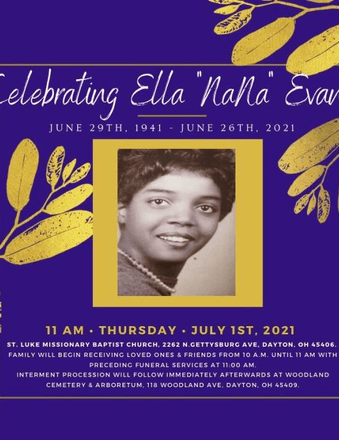 Ella J. Evans Obituary